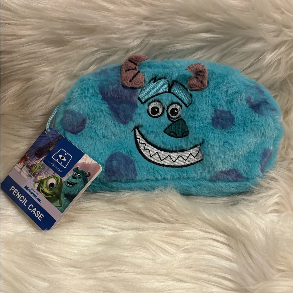 Disney Monsters Inc Soft Plush Sully Pencil Case NWT